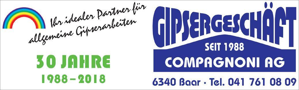 30 Jahre Firma Compagnoni AG 1988 - 2018 Logo 30 Jahre Compagnoni AG